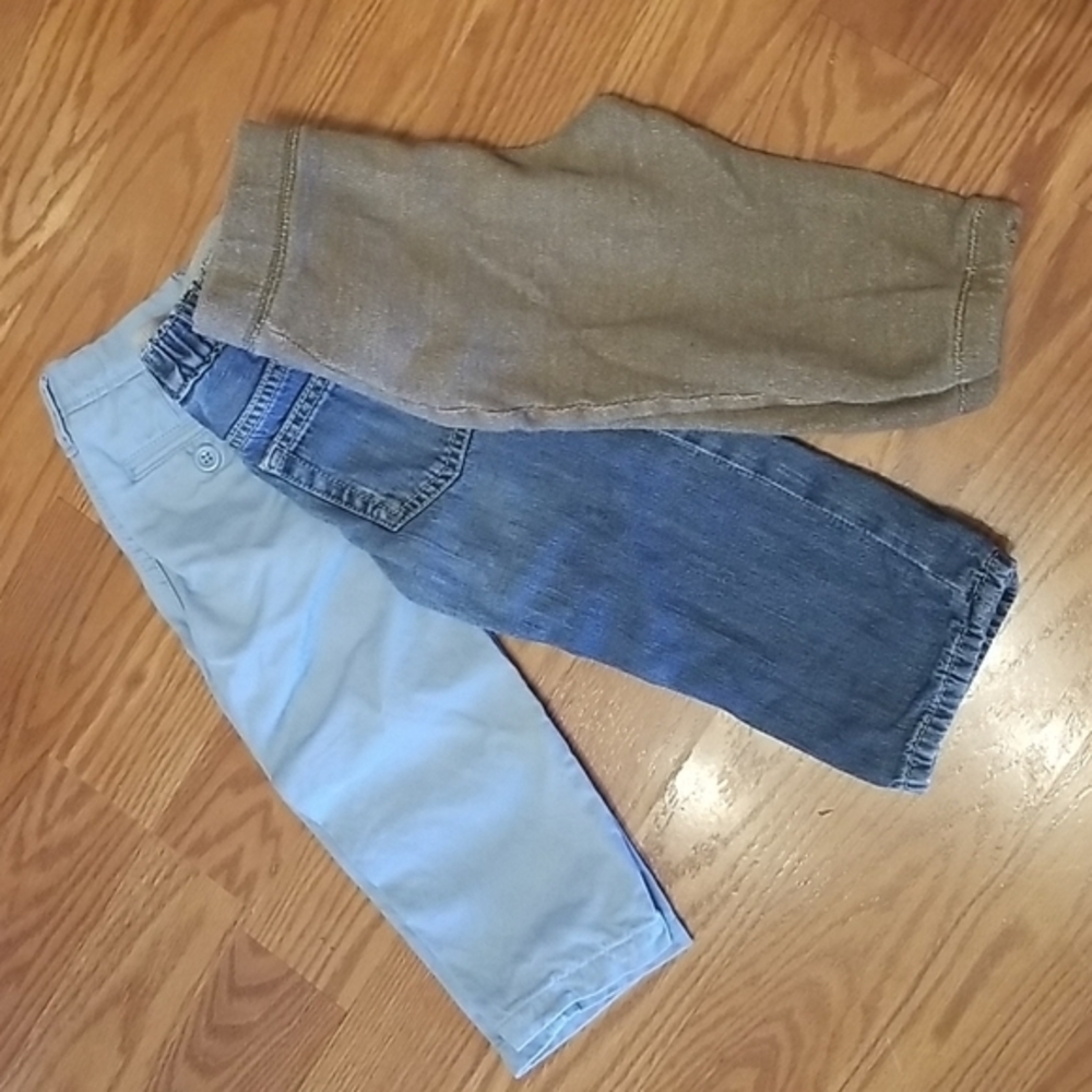 Lot of‎ 3 gap pants 18-24mo
